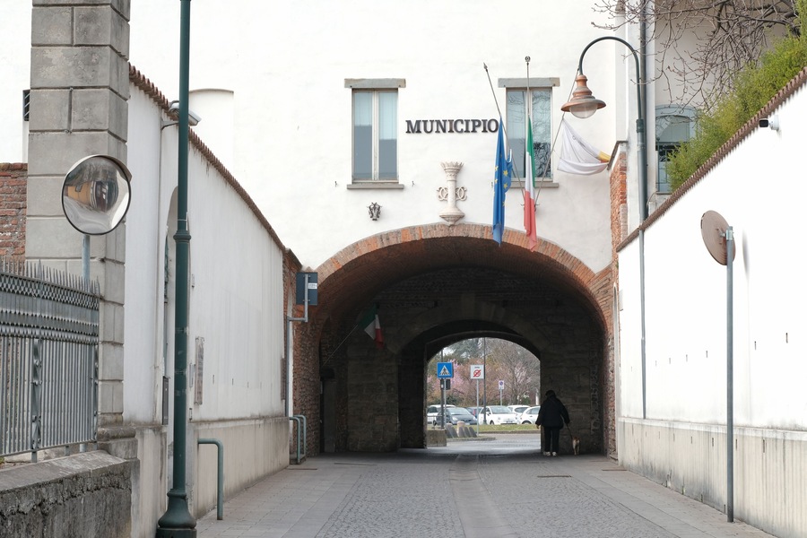 Il municipio di Cologno al Serio in provincia di Bergamo, Italia.