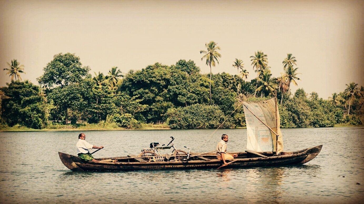 Sometimes when you can't take the bicycle you have to take the boat instead...