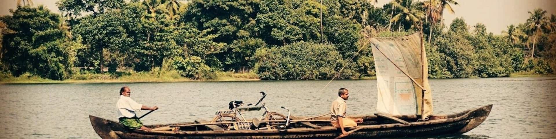 Sometimes when you can't take the bicycle you have to take the boat instead...