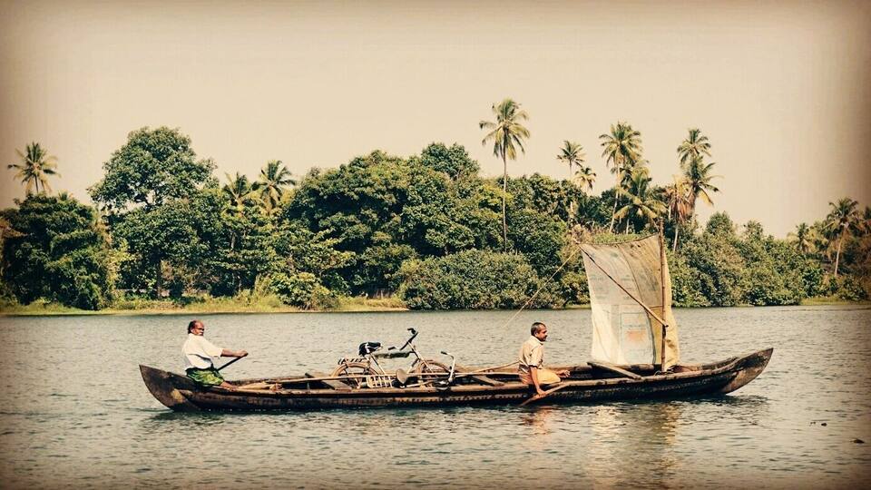 Sometimes when you can't take the bicycle you have to take the boat instead...