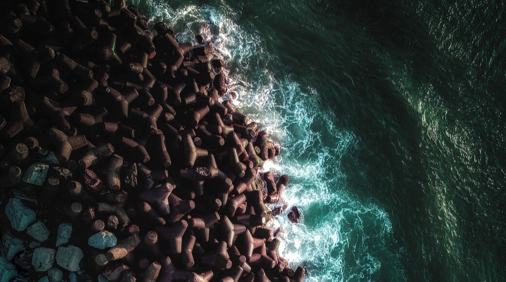 Breakwater of Lighthouse - Itajaí SC / Brazil