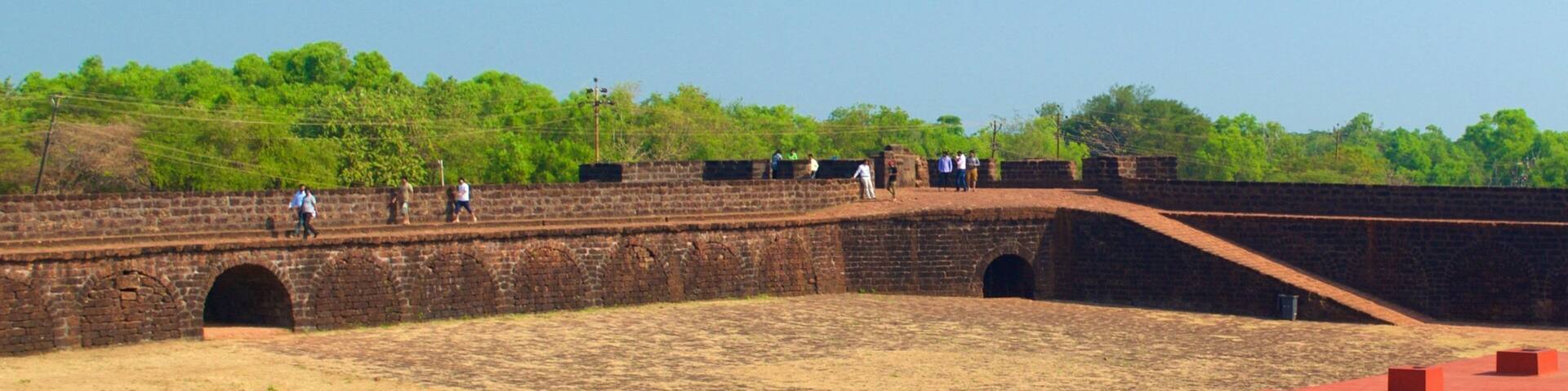 Candolim Beach - Fort Aguada featuring a castle