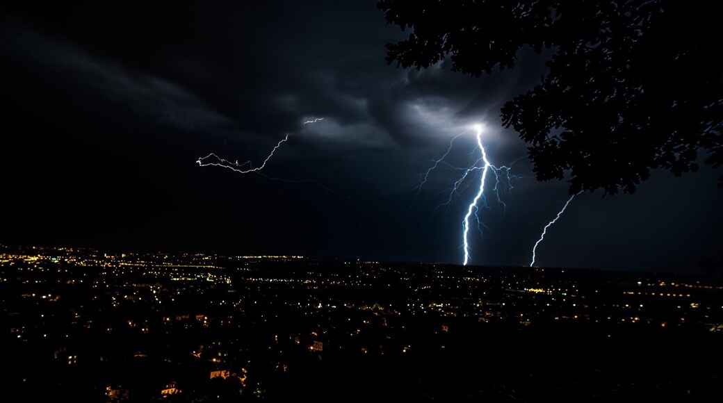 Lightning over Radebeul