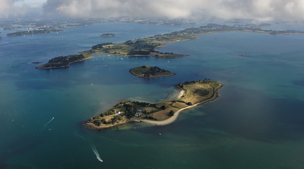 Lîle de Govihan et l'île-aux-moines, Golfe du Morbihan (56)