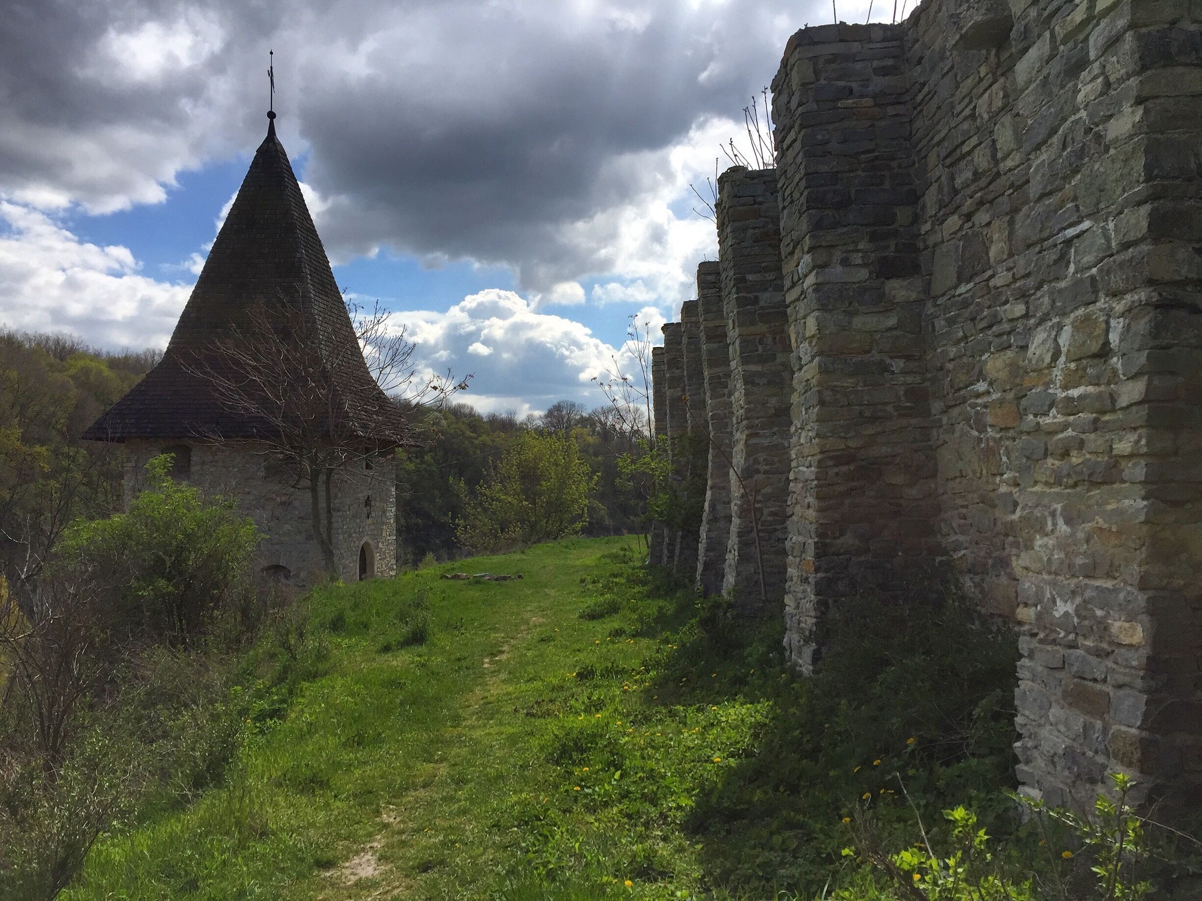 Choose the road less taken. Find parts of the old city walls that aren't visited very often. 