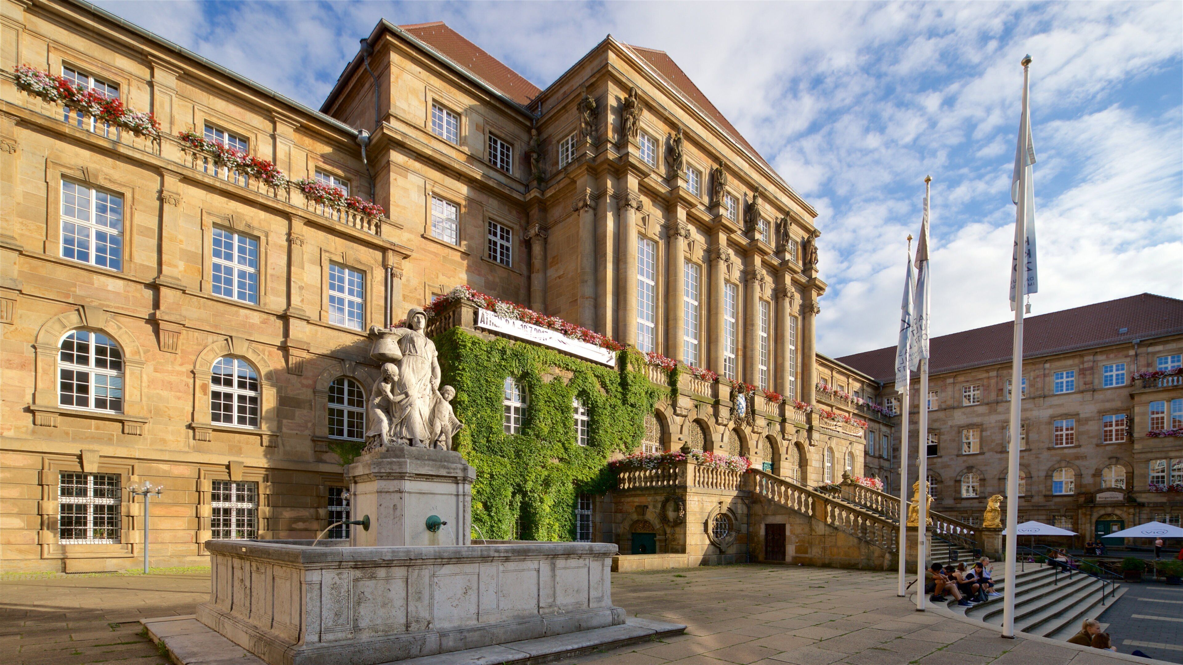 Northern Hesse featuring a fountain, a statue or sculpture and heritage elements