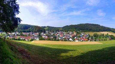 Panoramic view on Waschenbach (2016)