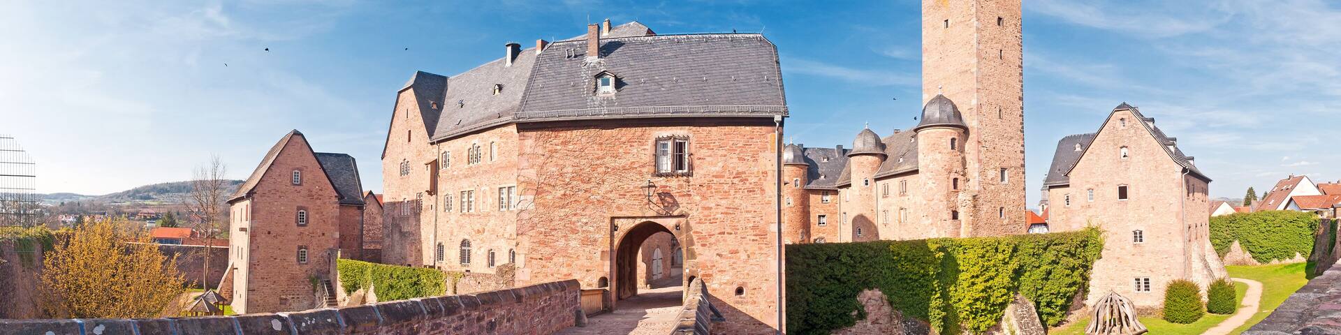 Schloss in Steinau an der Straße an der Kinzig