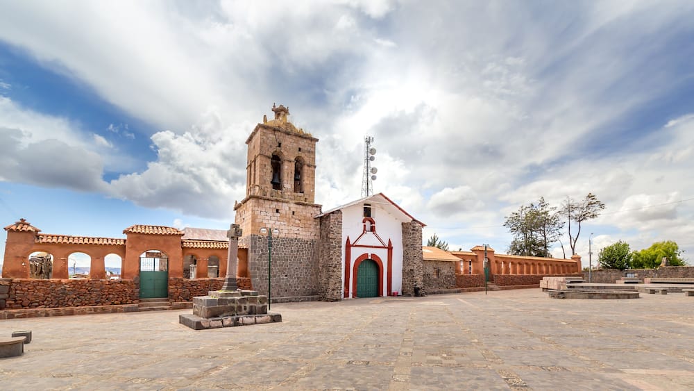 Church of Santo Domingo, in Chucuito, Peru