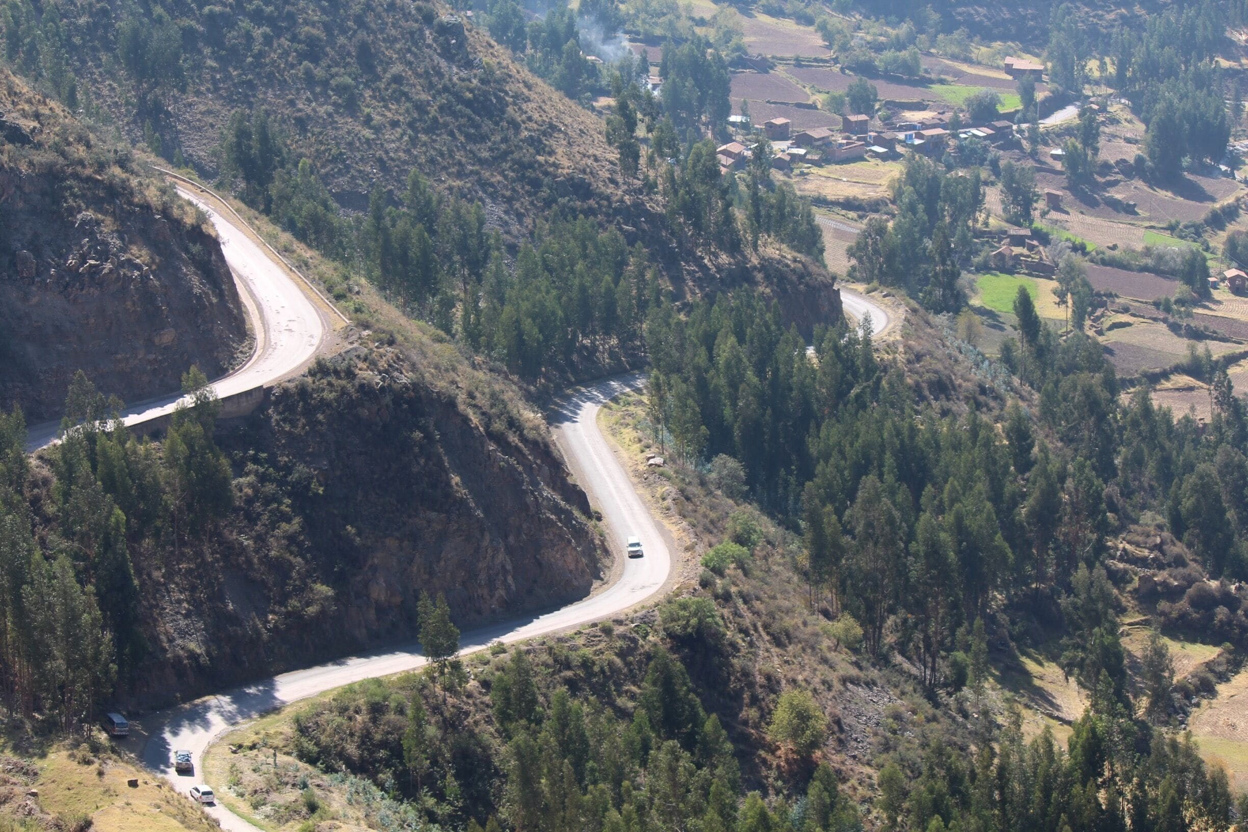 Once you arrived to top of mountain the view is awesome! 