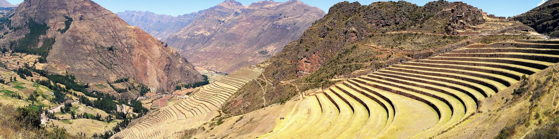 Another ruins site not far from the Incan Capital of Cusco. The terraces are impressive!