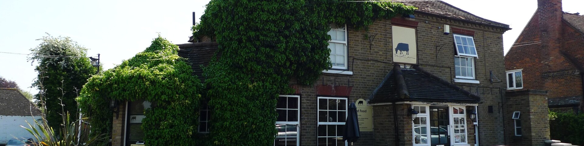 A pub just south of Denham Village. Not technically in London, but walkable. Address: Cheapside Lane. Former Name(s): The Plough. Owner: (website). Links: Qype