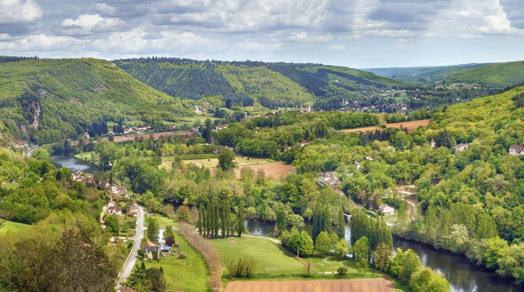 Valley of Lot river, France