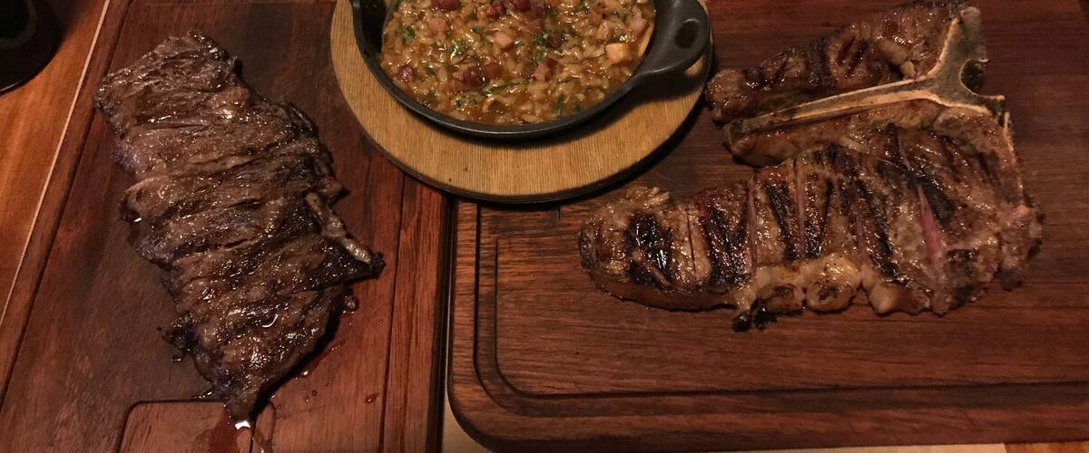 Dry aged beef
Porterhouse and Entraña
Bone marrow risotto
#TroverFoodies