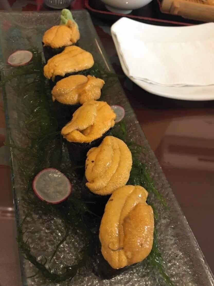 Uni Gunkan
Fresh sea urchin 
#TroverFoodies