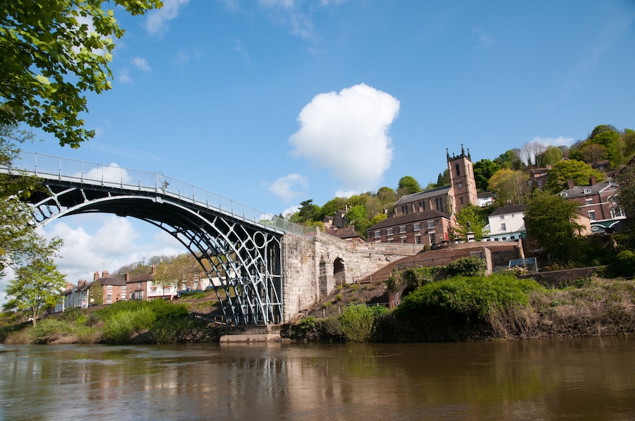 Ironbridge over the river Severn in Telford, England, Shutterstock ID 102455276, SF SSA Case with Manager Approval: Case 07151371, Job: Prepay credit, Client/Licensee: , Other: