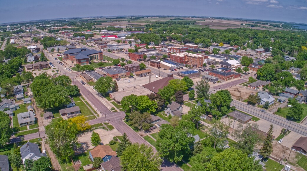 Spirit Lake is the biggest Town in the Okoboji Great Lakes of Iowa Tourism Area