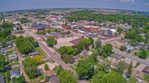 Spirit Lake is the biggest Town in the Okoboji Great Lakes of Iowa Tourism Area
