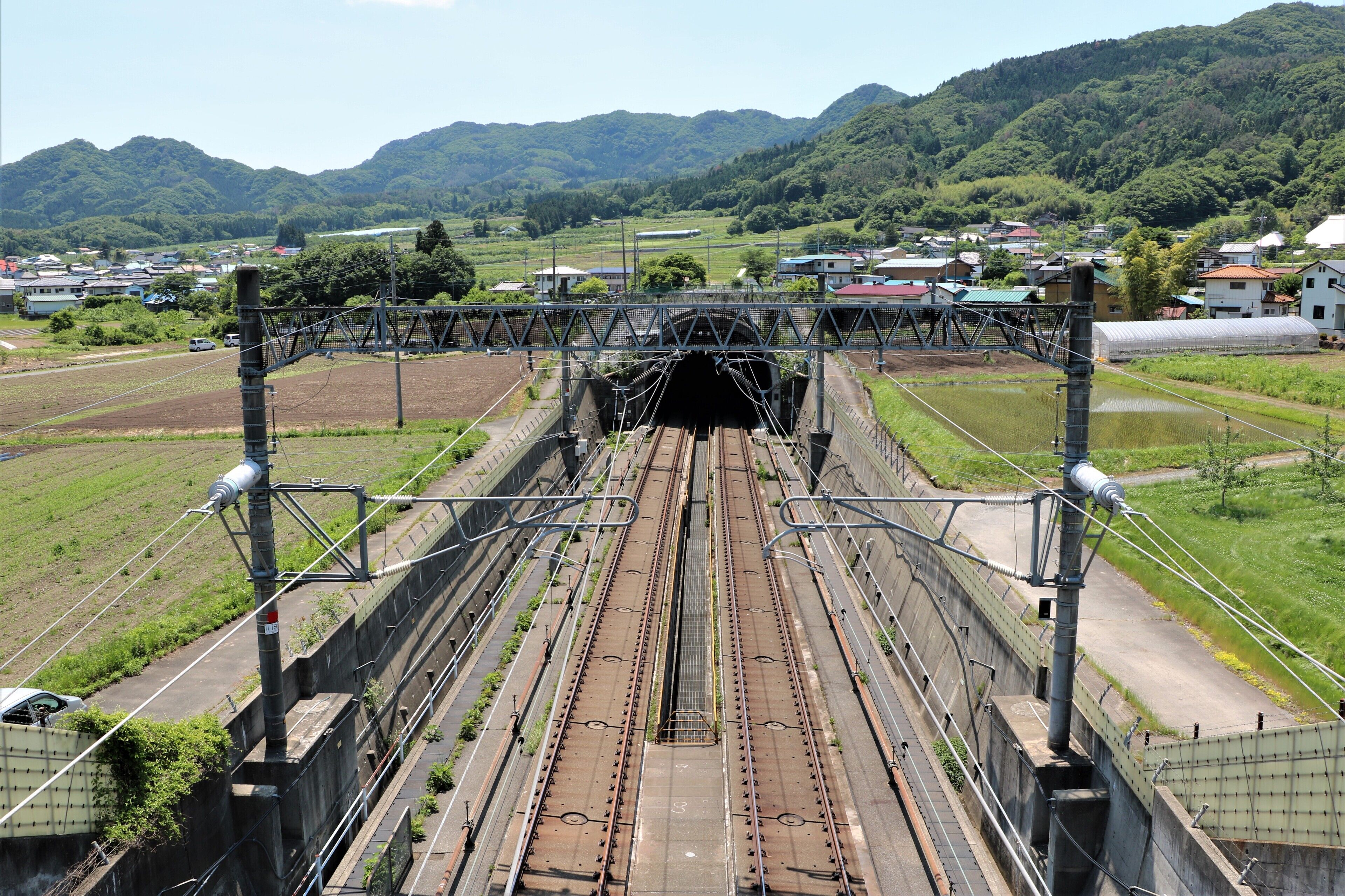 Nakayama tunnel north entrance of the Joetsu Shinkansen