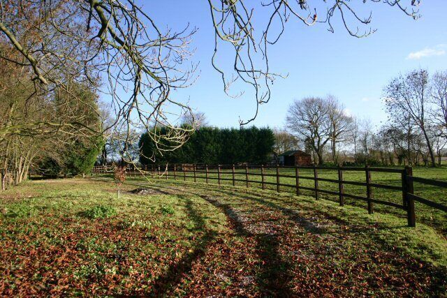 The Knole, Claydon Paddocks alongside the minor road linking Claydon and Henley.