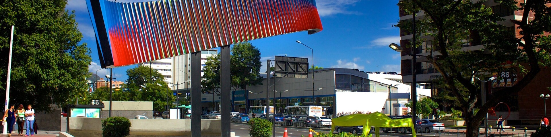 Caracas showing modern architecture and outdoor art