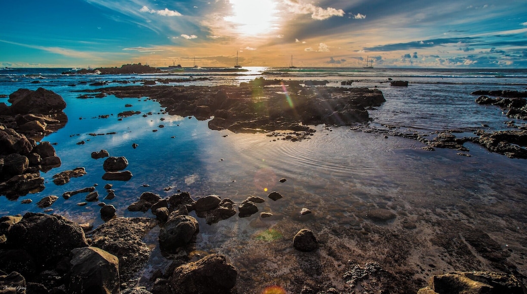 A beautiful evening on the beach watching the sunset! My favourite island by now
I never thought about it, but people here really enjoy the life, the nature, the sound of waves crushing with the shore, having a pisco and speaking about how beautiful life is. Totally agree! :)
#goldenhour
#blue