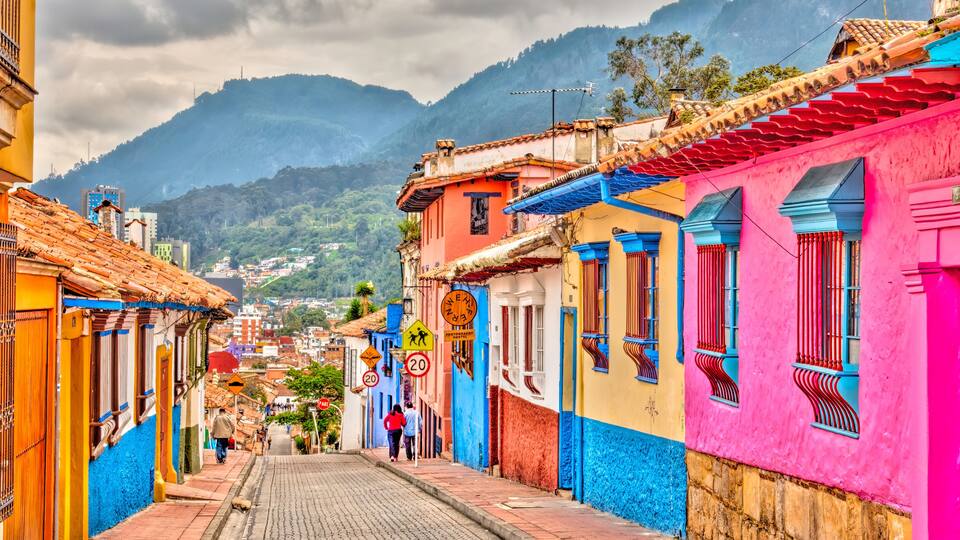 Bogota, La Candelaria district, HDR Image