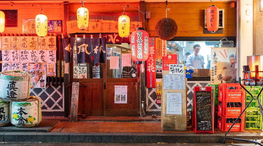 Matsumoto showing signage