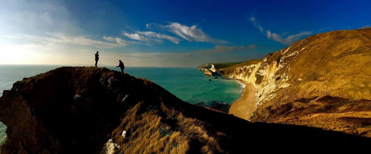 Great views for a coastal walk, beautiful place but you will need your walking shoes!
