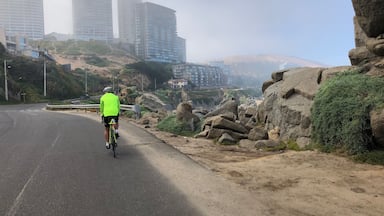 The gorgeous views while cycling in ConcĂłn.