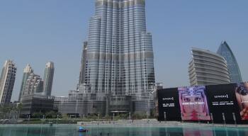 The iconic Burj Khalifa in Dubai, United Arab Emirates