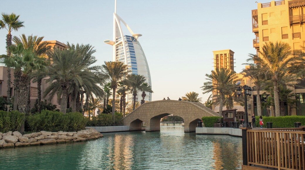 Madinat Jumeirah in Dubai has an upscale little souk, and is a great place for a dinner, as there are beautiful built canals with a view!