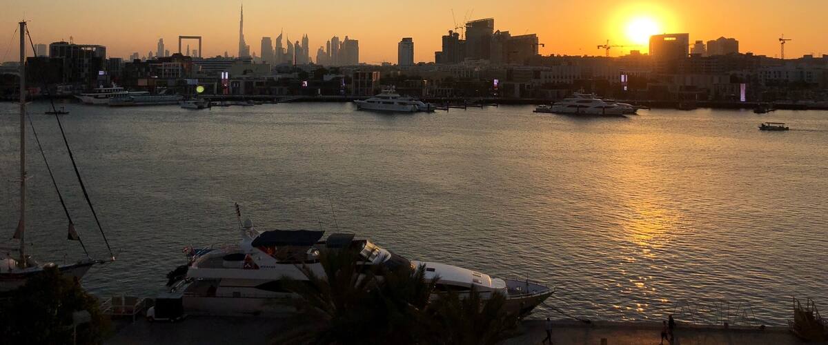 Sunset in Dubai