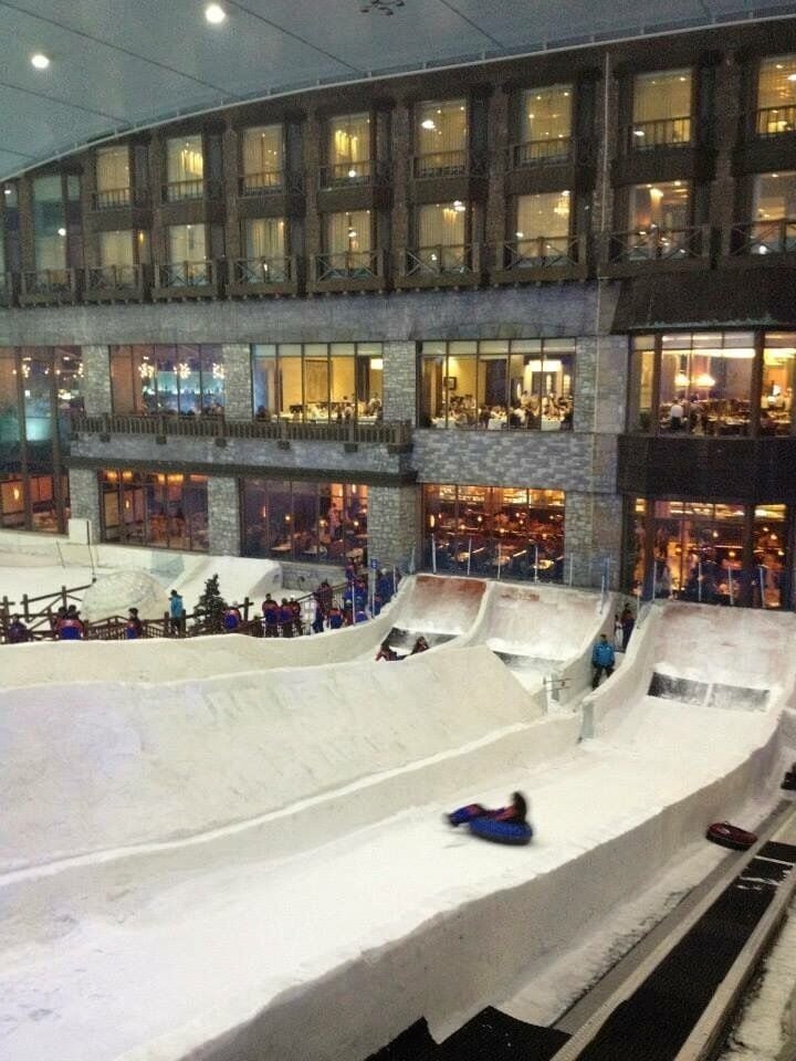 Where else can you say you went indoor skiing in the desert? 