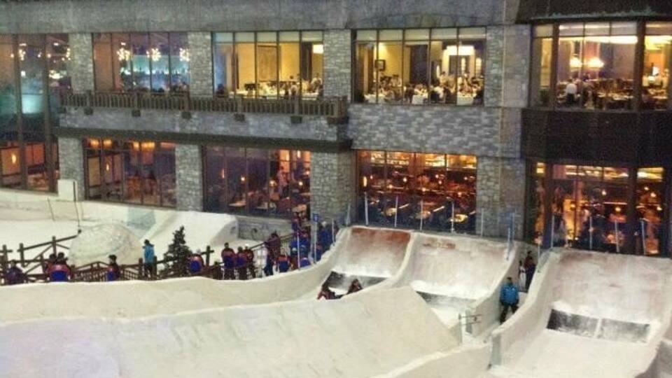 Where else can you say you went indoor skiing in the desert?