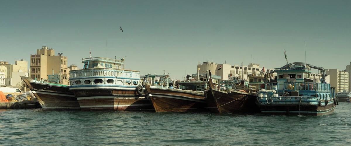 Fishing boats on the creek...