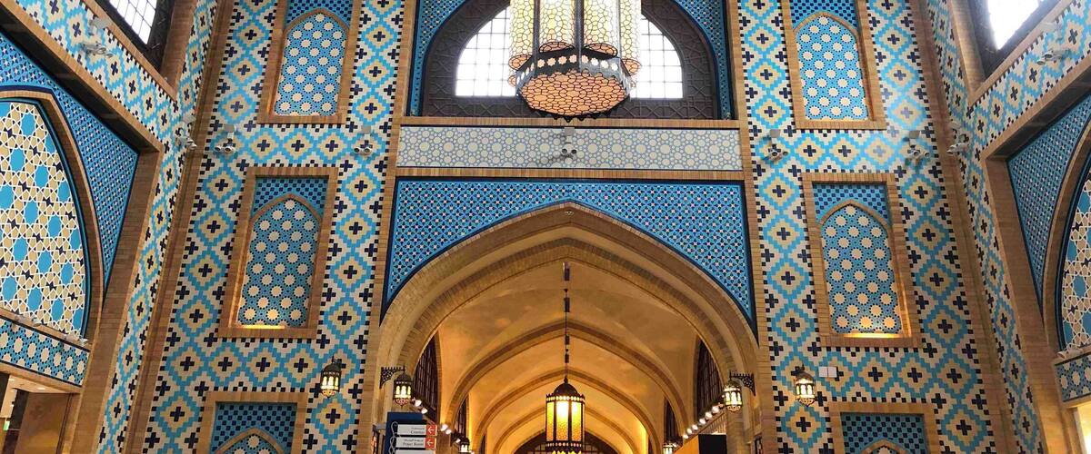 Nice theme decor inside the mall