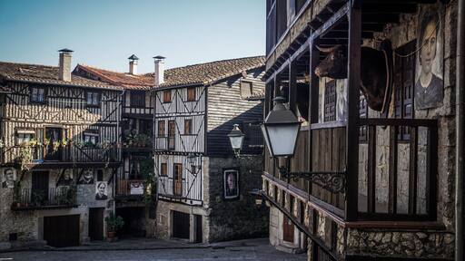 Mogarraz, in the Salamanca Mountains in Spain, is a small town that seems to be frozen in time. A local artist took the ID of every villager in 1967 and their faces are portraited all around town, giving it a special vibe that stands up from other nearby towns.