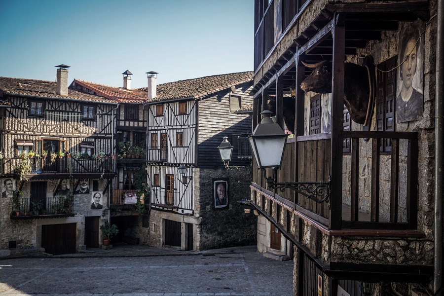 Mogarraz, in the Salamanca Mountains in Spain, is a small town that seems to be frozen in time. A local artist took the ID of every villager in 1967 and their faces are portraited all around town, giving it a special vibe that stands up from other nearby towns.