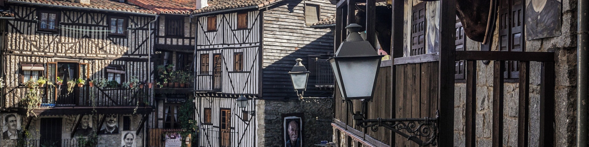 Mogarraz, in the Salamanca Mountains in Spain, is a small town that seems to be frozen in time. A local artist took the ID of every villager in 1967 and their faces are portraited all around town, giving it a special vibe that stands up from other nearby towns.