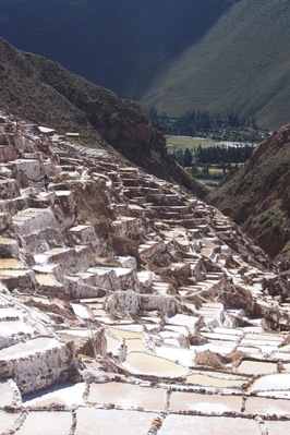 The Maras Salt Ponds can be found in the Sacred Valley of Peru. They remind me of the Banaue Rice Terraces back home!