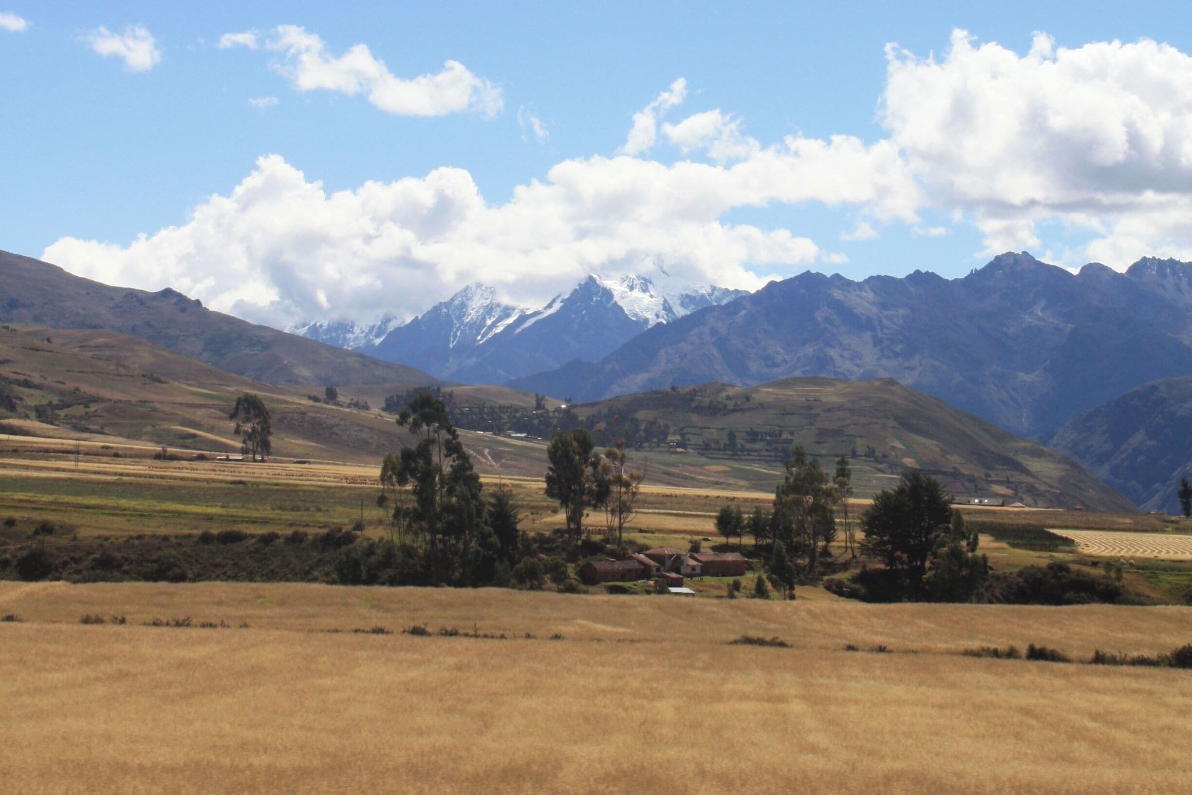 I loved driving through the Sacred Valley in Peru. The snow-capped mountains and quinoa fields are picture-perfect!
