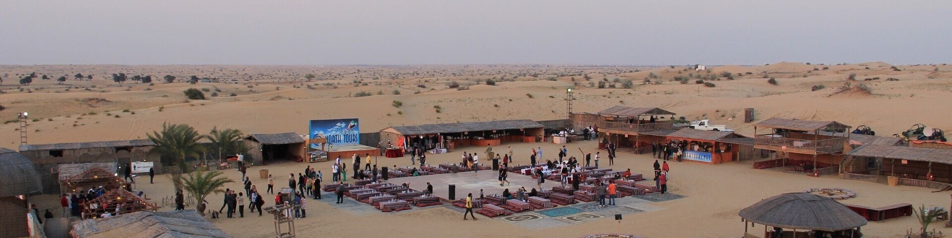 When you go to Dubai make sure you experience dining in the desert.