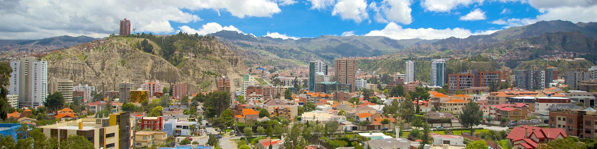 La Paz das einen Stadt