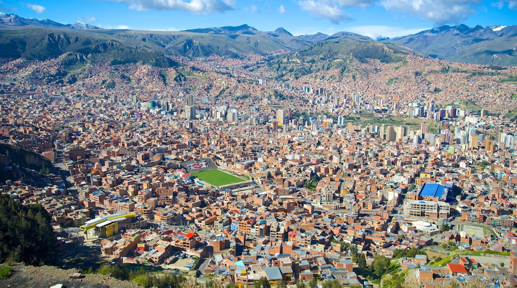 La Paz caracterizando uma cidade e paisagem