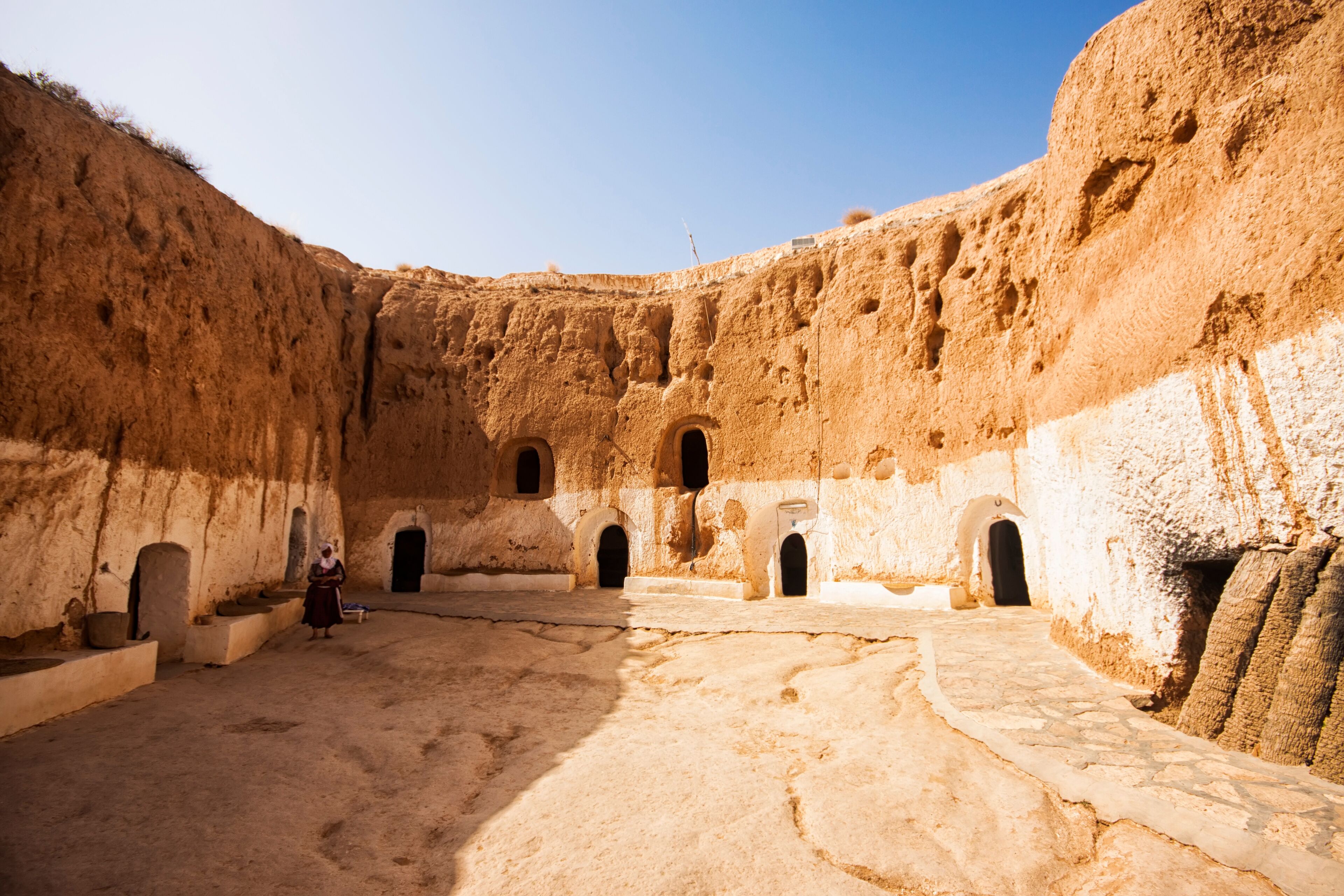 Matmata, Tunisia. The largest region of the troglodyte communiti