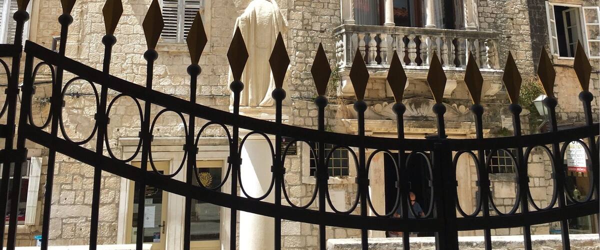 Cipiko Palace in Trogir, opposite the cathedral, was the house of a prominent family during the 15th century.