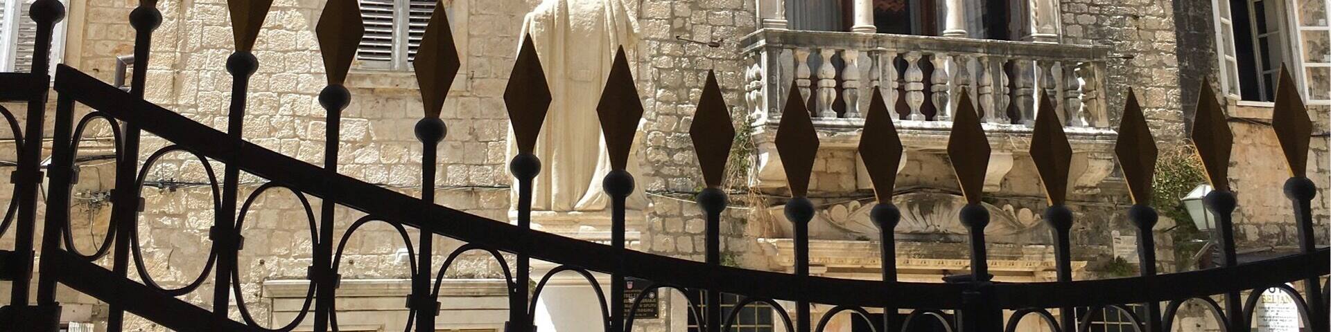 Cipiko Palace in Trogir, opposite the cathedral, was the house of a prominent family during the 15th century.