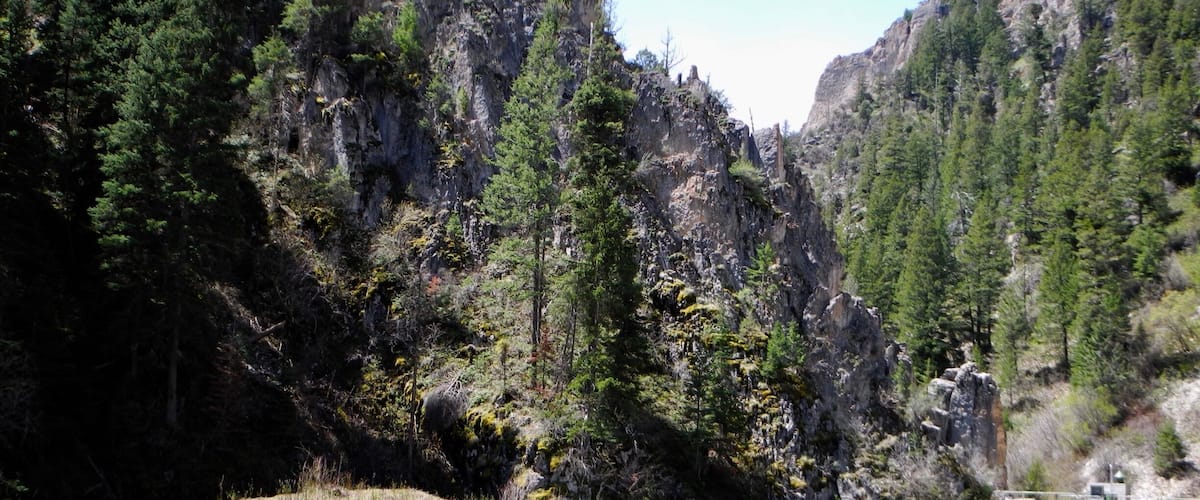 Swift Creek Dam near Afton, Wyoming - 
Hydroelectric Project.