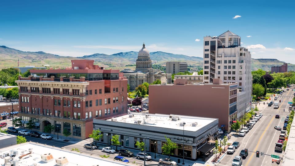 Idaho state capital in downtown Boise